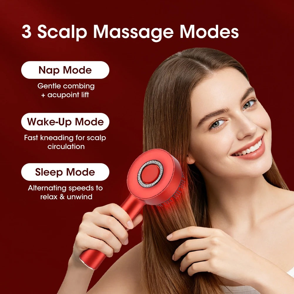 NOVÉLIE 3-in-1 Red Light Scalp Massager & Oil Applicator